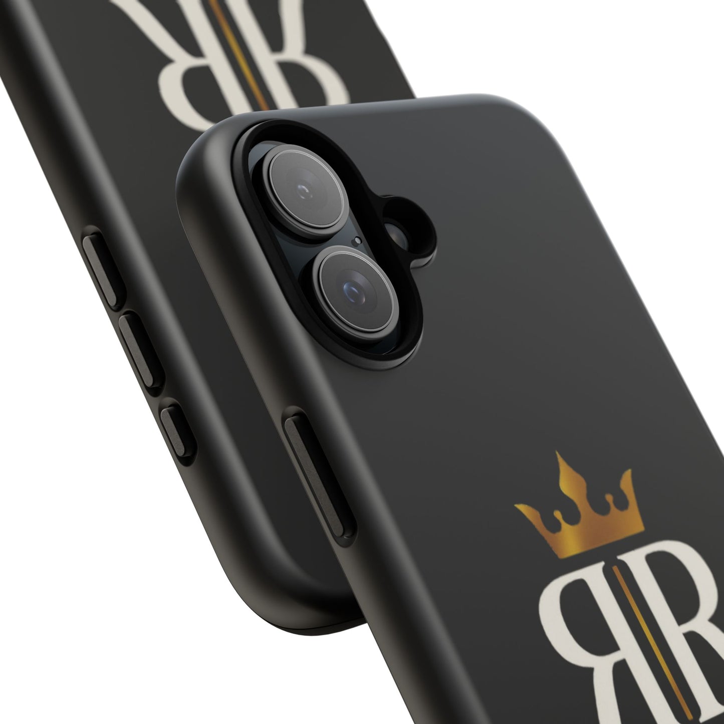 Raady Relics Crown Logo Tough Phone Case — Black Protective iPhone Cover