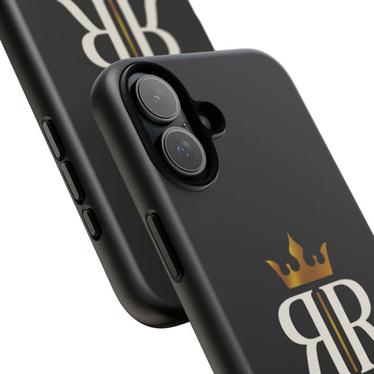 Raady Relics Crown Logo Tough Phone Case — Black Protective iPhone Cover