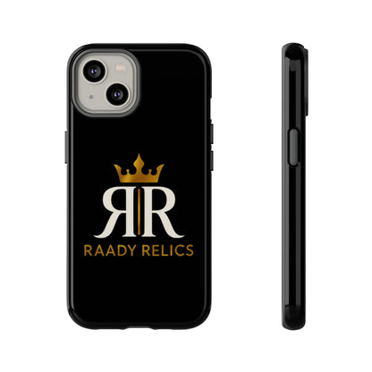 Raady Relics Crown Logo Tough Phone Case — Black Protective iPhone Cover