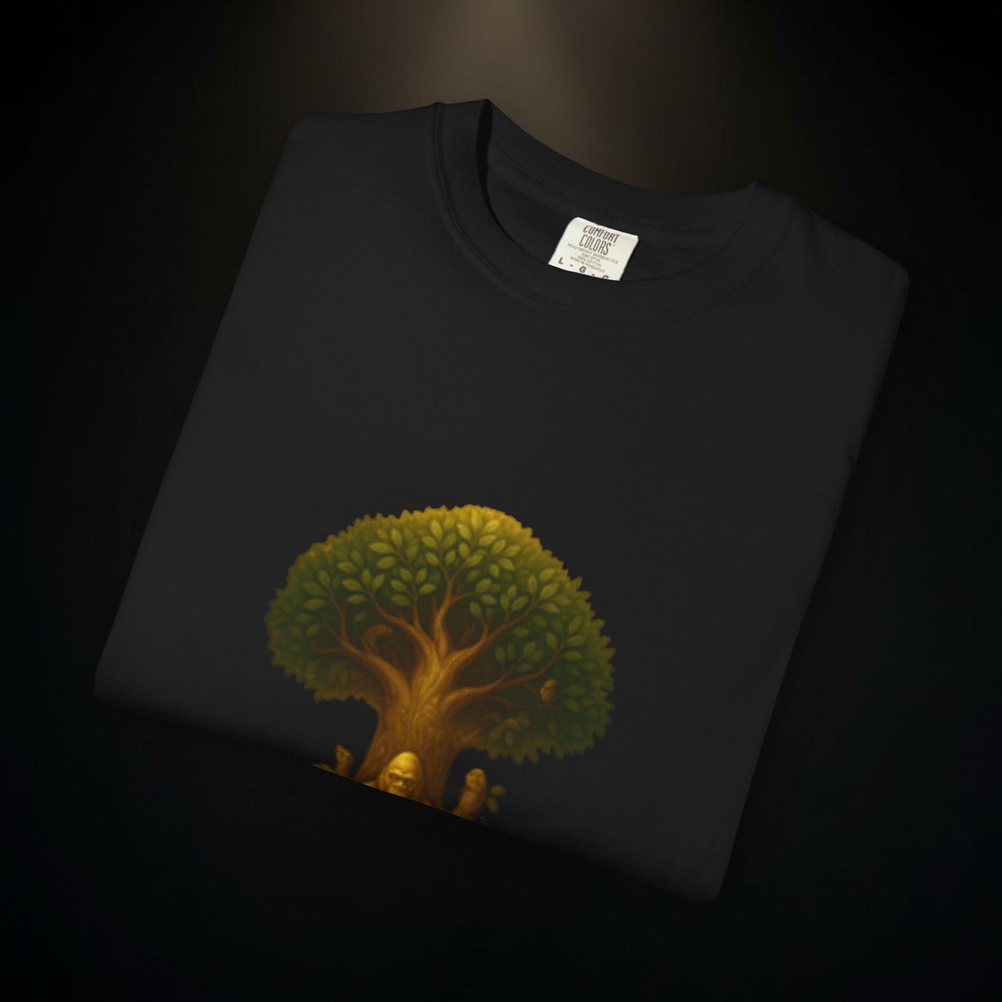 Garment-Dyed Tree T-Shirt - Raady Relics Design