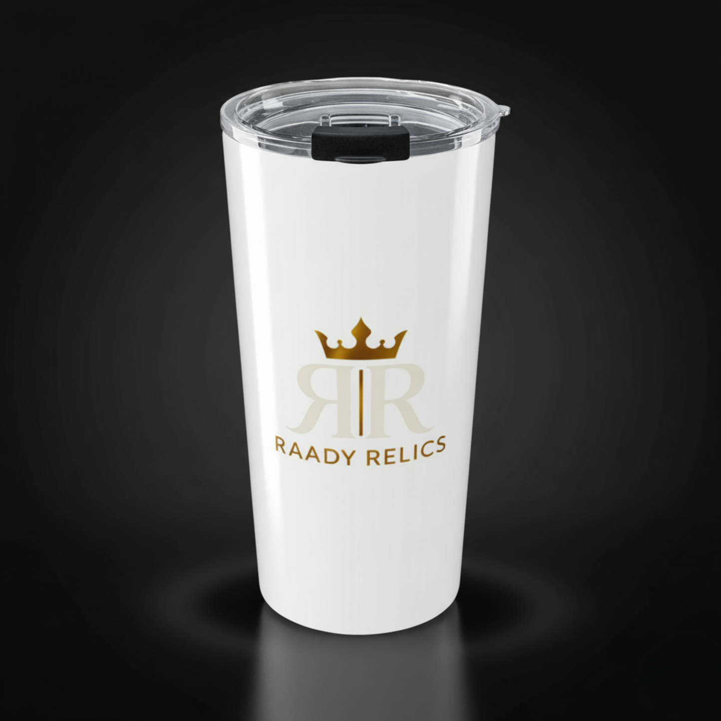 Golden Crown 20oz Tumbler - Stylish Travel Mug for Hot & Cold Drinks